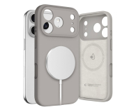 Etui do telefonów TECH-PROTECT Silicone Magsafe do Iphone 17 Pro Stone Grey 5906302330270